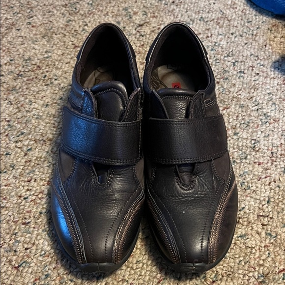 Ecco Women's Dark Brown Leather Loafers - Picture 1 of 8